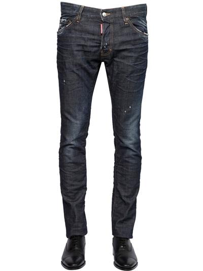DSQUARED2 JEANS 16.5CM cool guy jean  DARK STRETCH DENIM