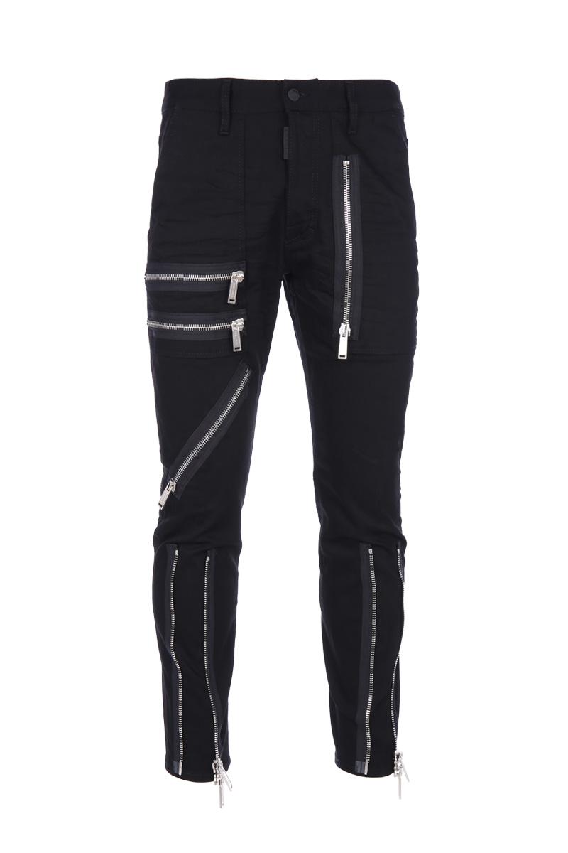 DSQUARED2 Military zipped jeans