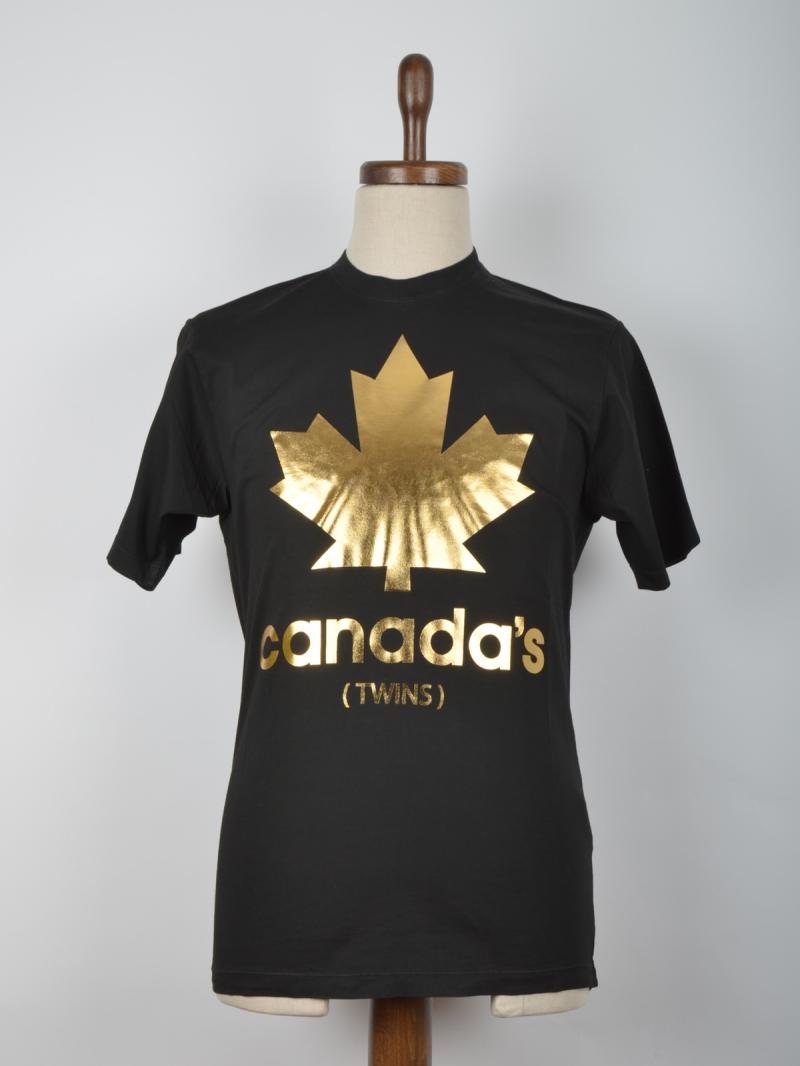 DSQUARED2  T-SHIRT CANADA'S PRINTED COTTON