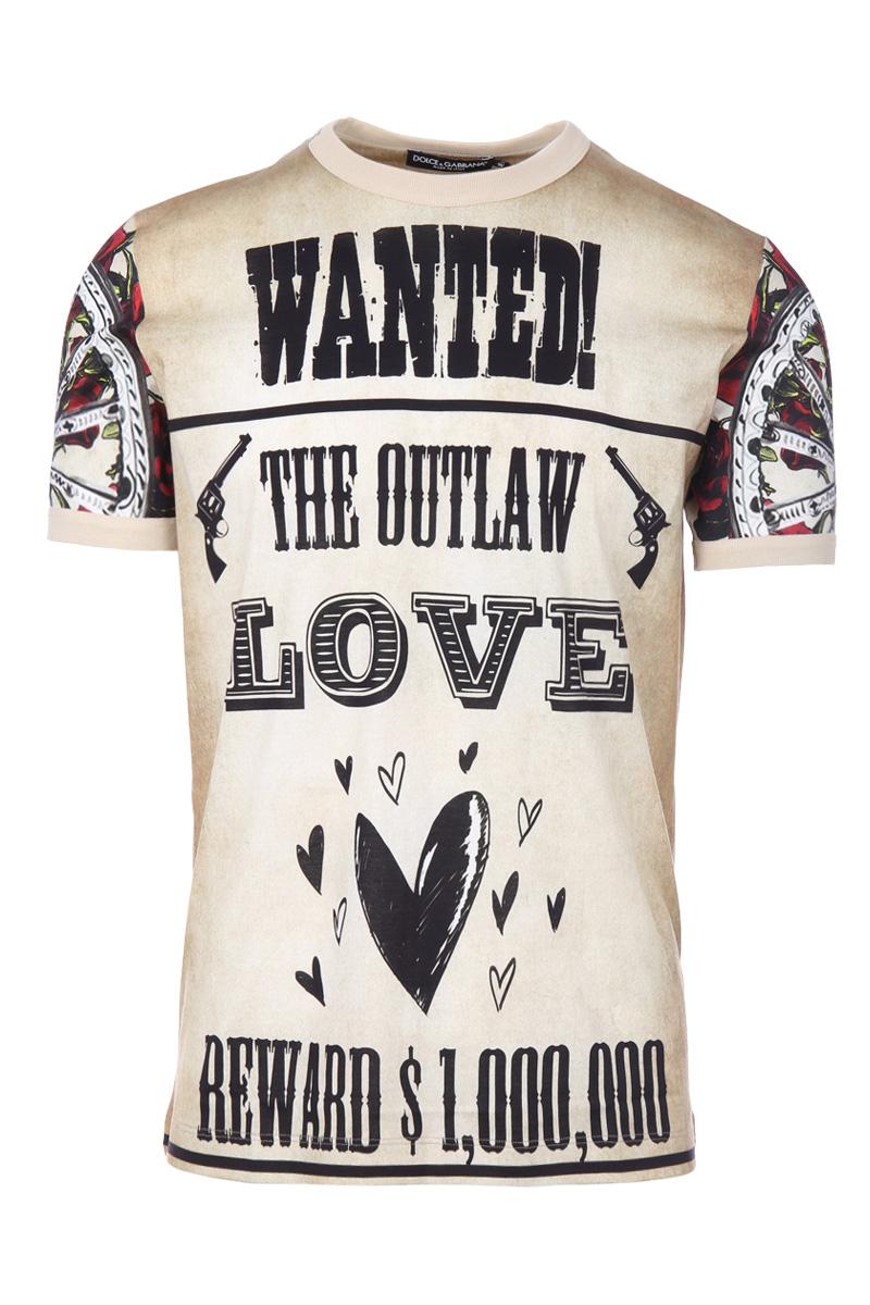 DOLCE&GABBANA Wanted Love t-shirt