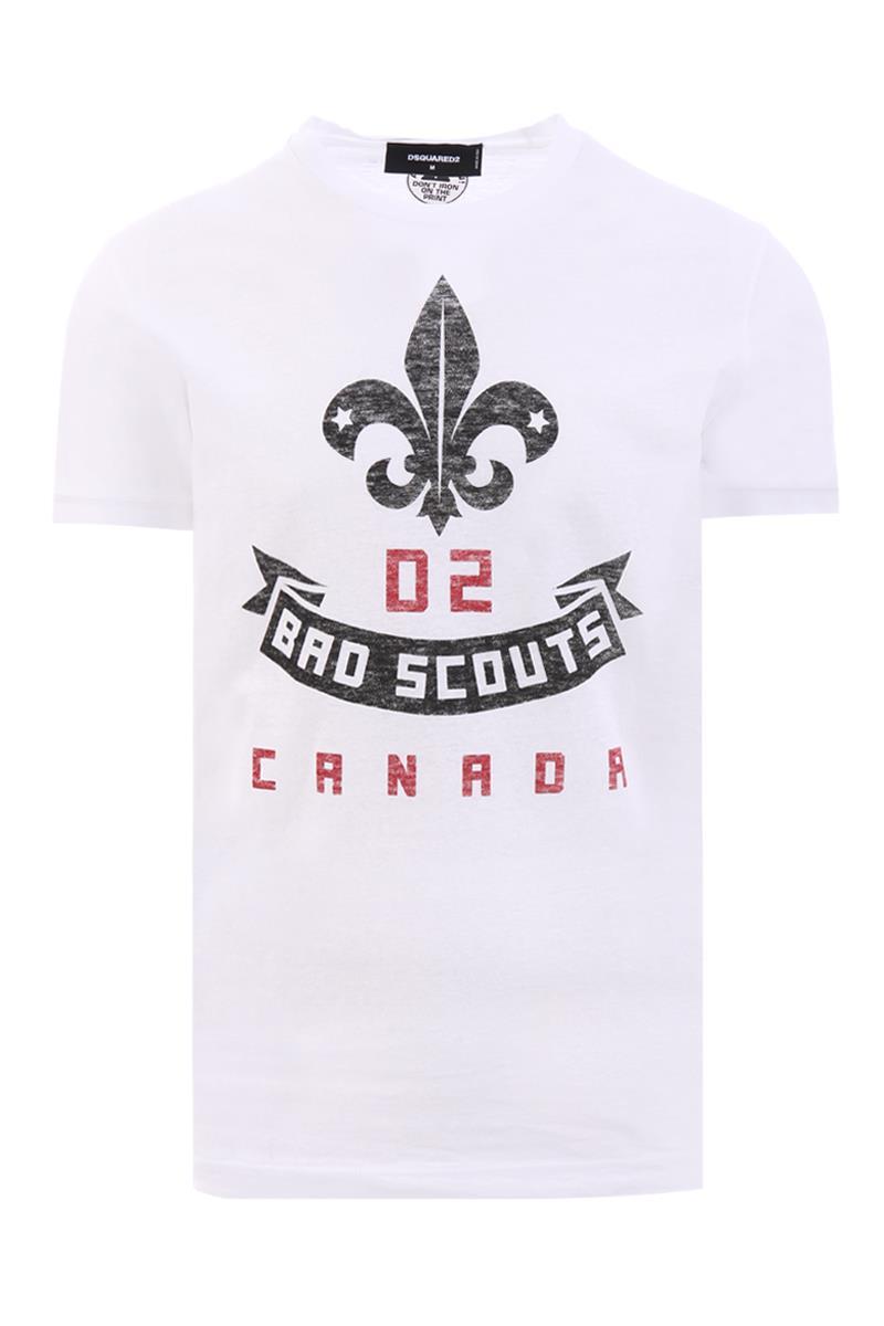 DSQUARED2 Bad Scouts print cotton t-shirt